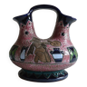 Art deco ceramic tulip vase Amphora Czechoslovakia