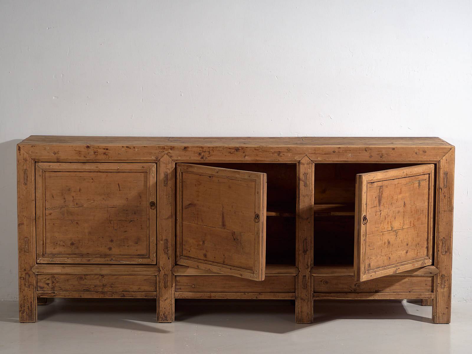 Antique Chinese three-door sideboard (circa 1900) #63