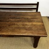 Farm table with bench