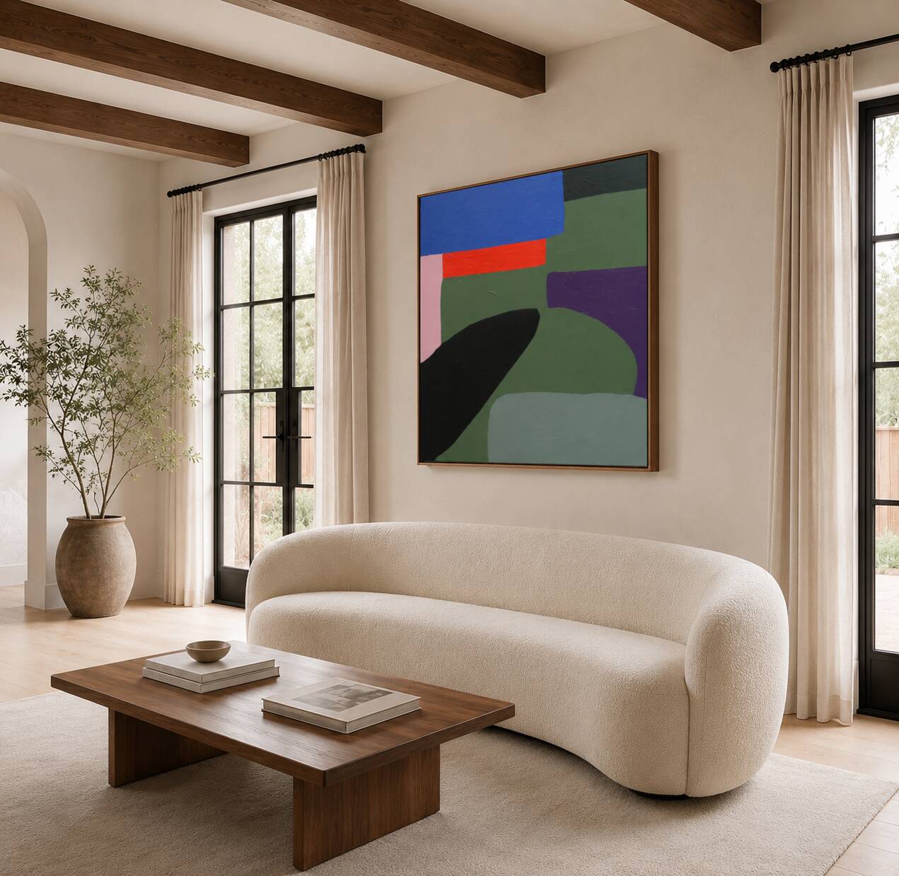 Original painting "The Last Blue Horizon"