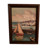 Painting on wood