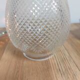 Globe conique en verre transparent