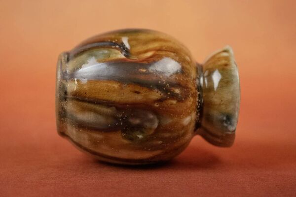 Vase Art nouveau en grès émaillé flammé par Charles Greber