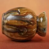 Small Art Nouveau vase in flamed glazed stoneware by Charles Greber