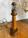 Vintage wooden marine lighthouse lamp