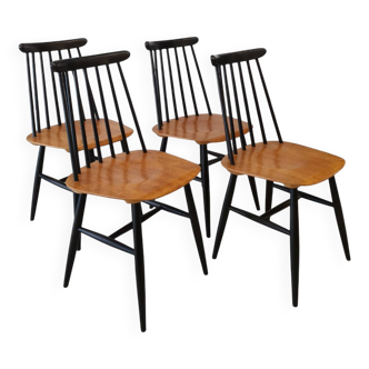 Set of 4 Fanett chairs, Ilmari Scandinavian design