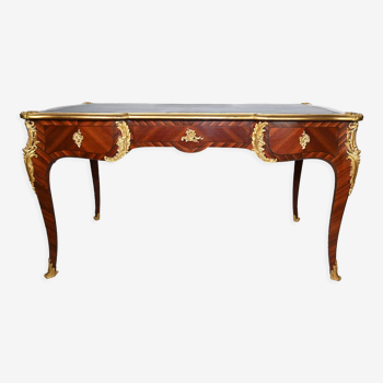 Flat desk Louis XV style, Napoleon III