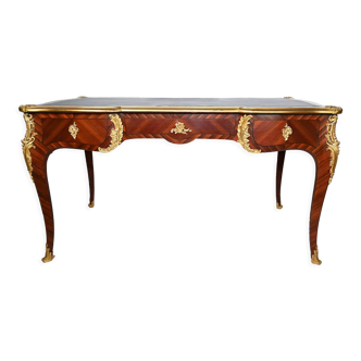 Flat desk Louis XV style, Napoleon III