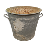 Old zinc bucket 2 handles
