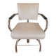 White Vinyl Salon Chair 1960's, USA