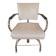 White Vinyl Salon Chair 1960's, USA