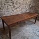 Table à manger de ferme française ancienne avec deux tiroirs | Chêne & pin | vers 1850–1900