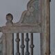 Two parts of railings, kind of crows from the 19th century. century carved wood