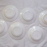 Set of 6 St Amand soup plates, vintage