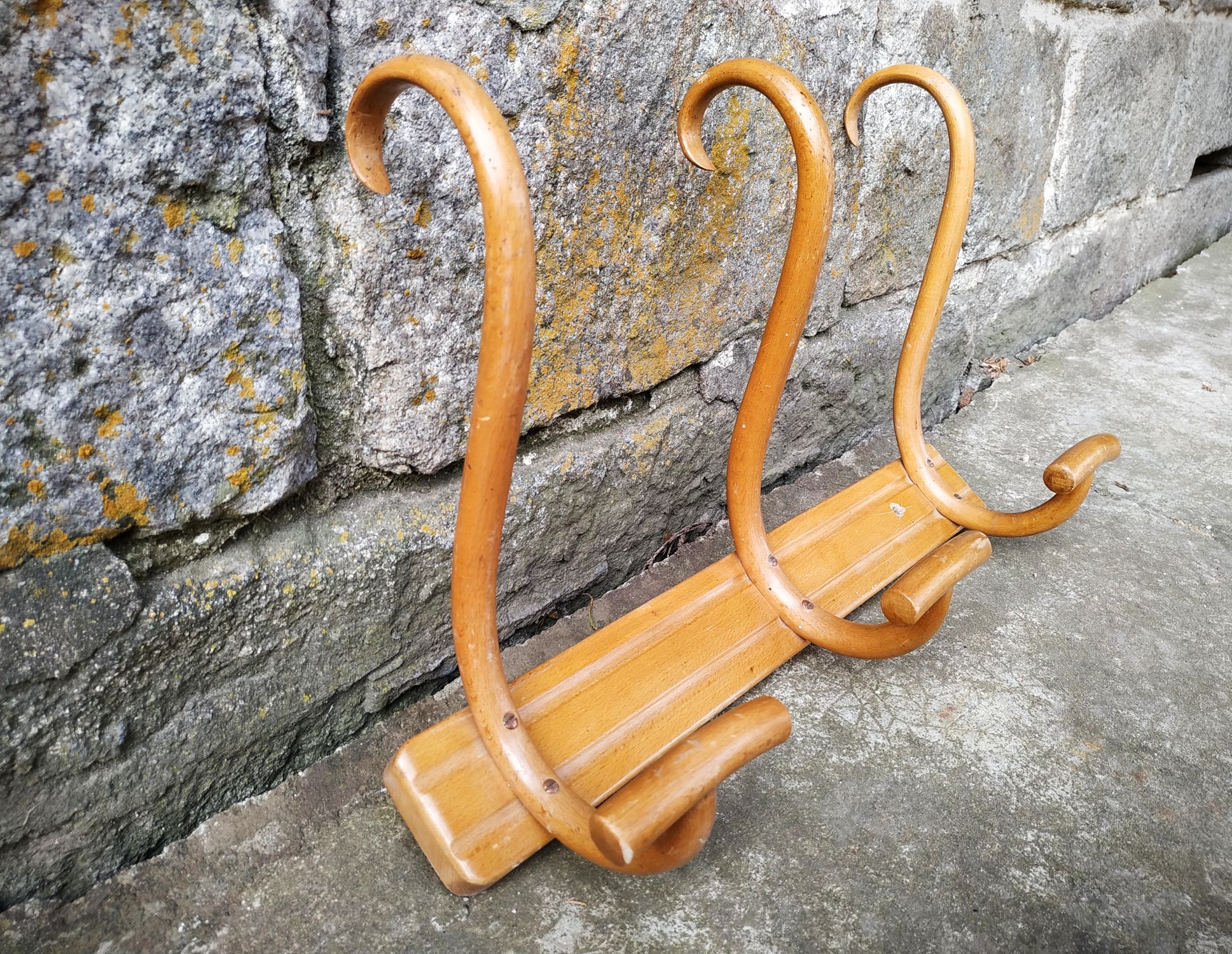 Thonet wall coat holder