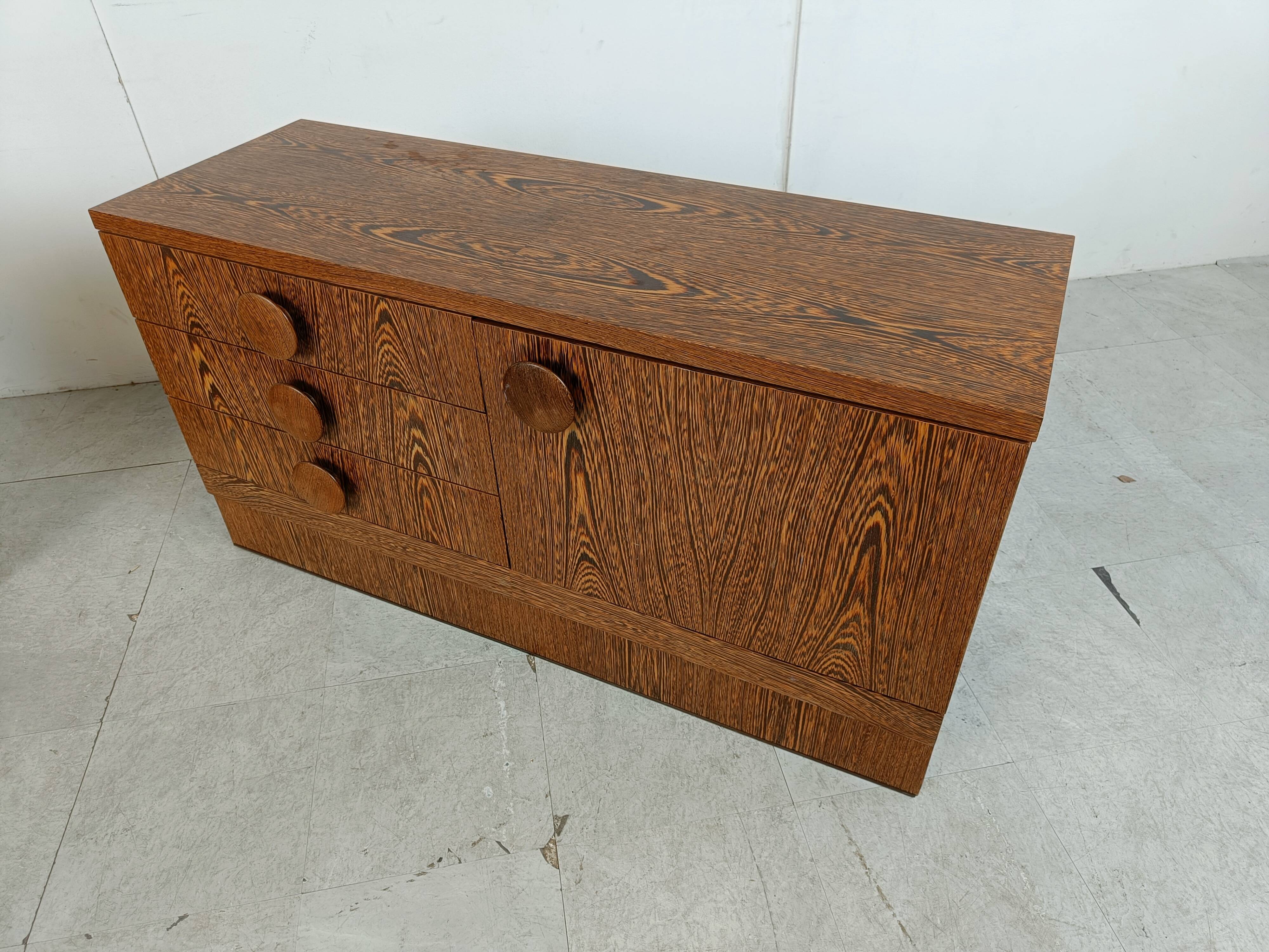 Set of brutalist cabinets, 1970s