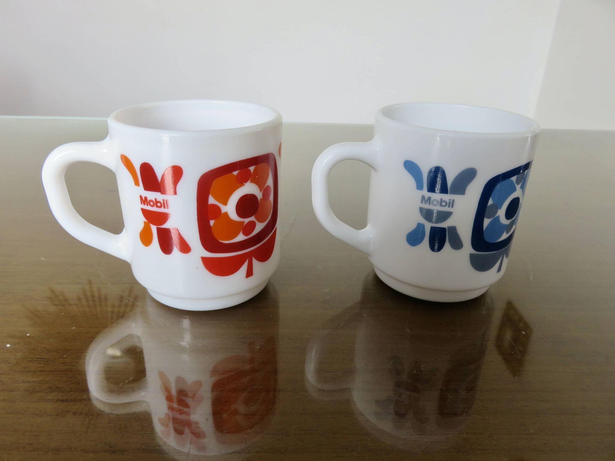Series of 6 pop mobil coffee cups, Jean Charles Meunier 1970