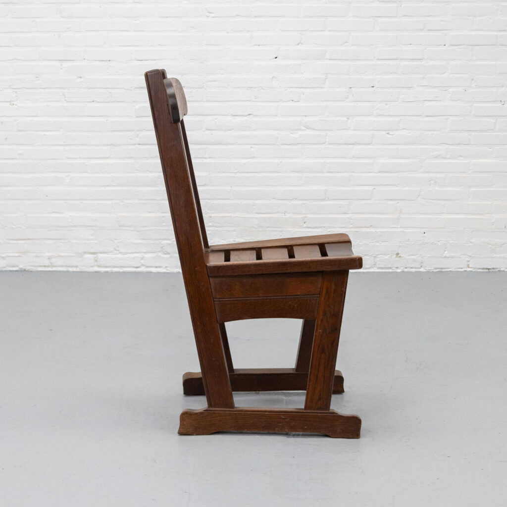 Ensemble de chaises de salle à manger brutalistes des années 1970