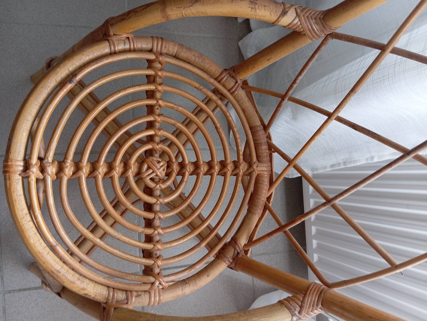 Vintage bamboo chair