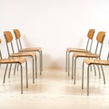 6 chairs by Gustav Hassenpflug 1960