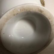 Vintage Limoges Porcelain Chocolate Set: Empire Style, Hand-Painted Bees