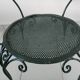 Garden set in wrought iron 60s