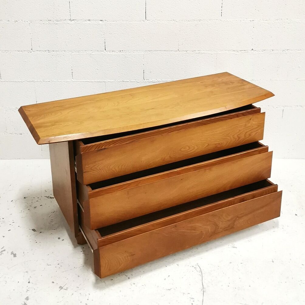 Elm chest of drawers, Roche bobois
