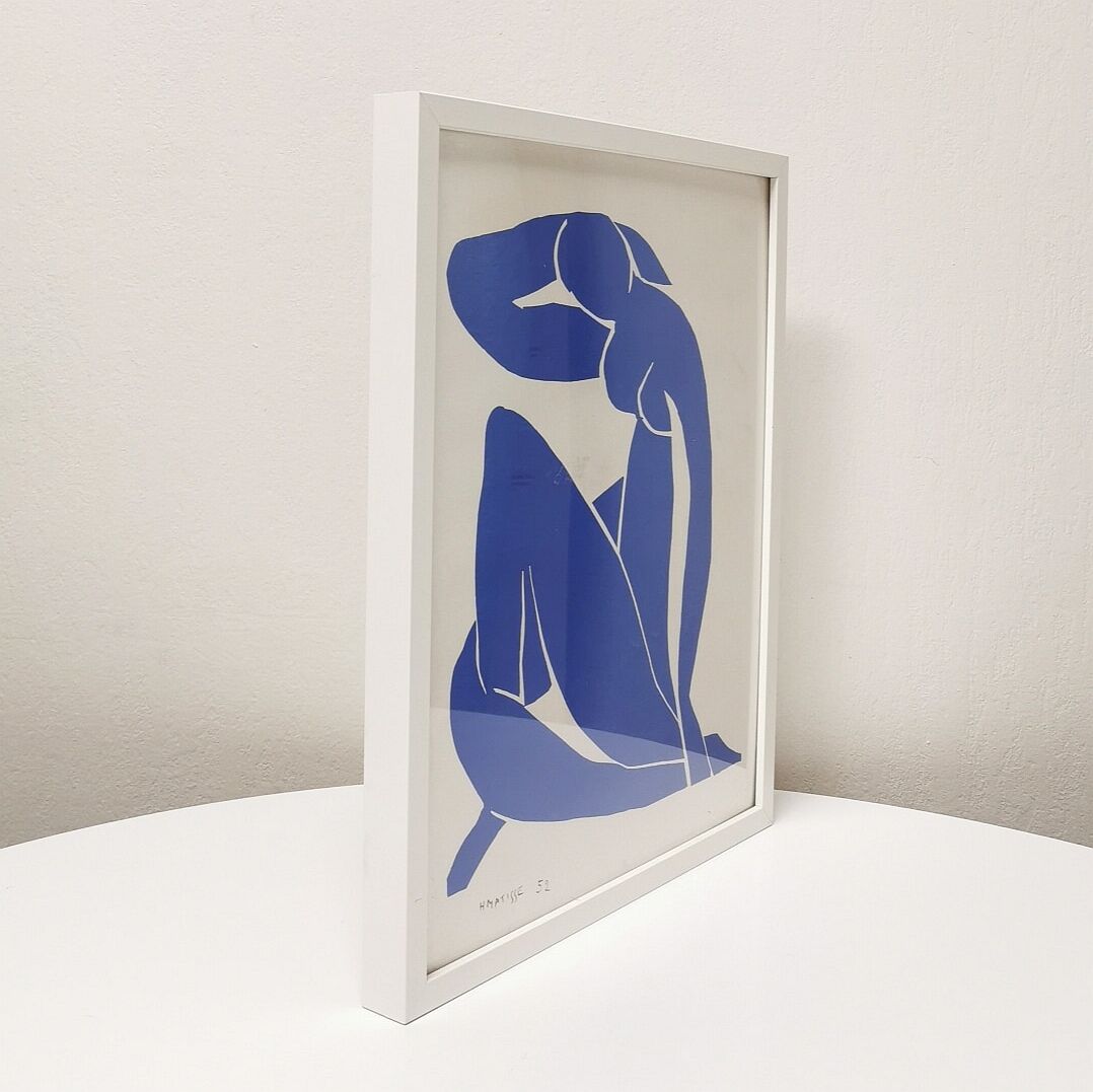 Poster/lithograph "Nu Bleu", Henri Matisse, 1993