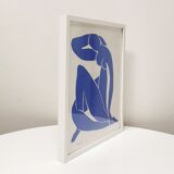 Poster/lithograph "Nu Bleu", Henri Matisse, 1993