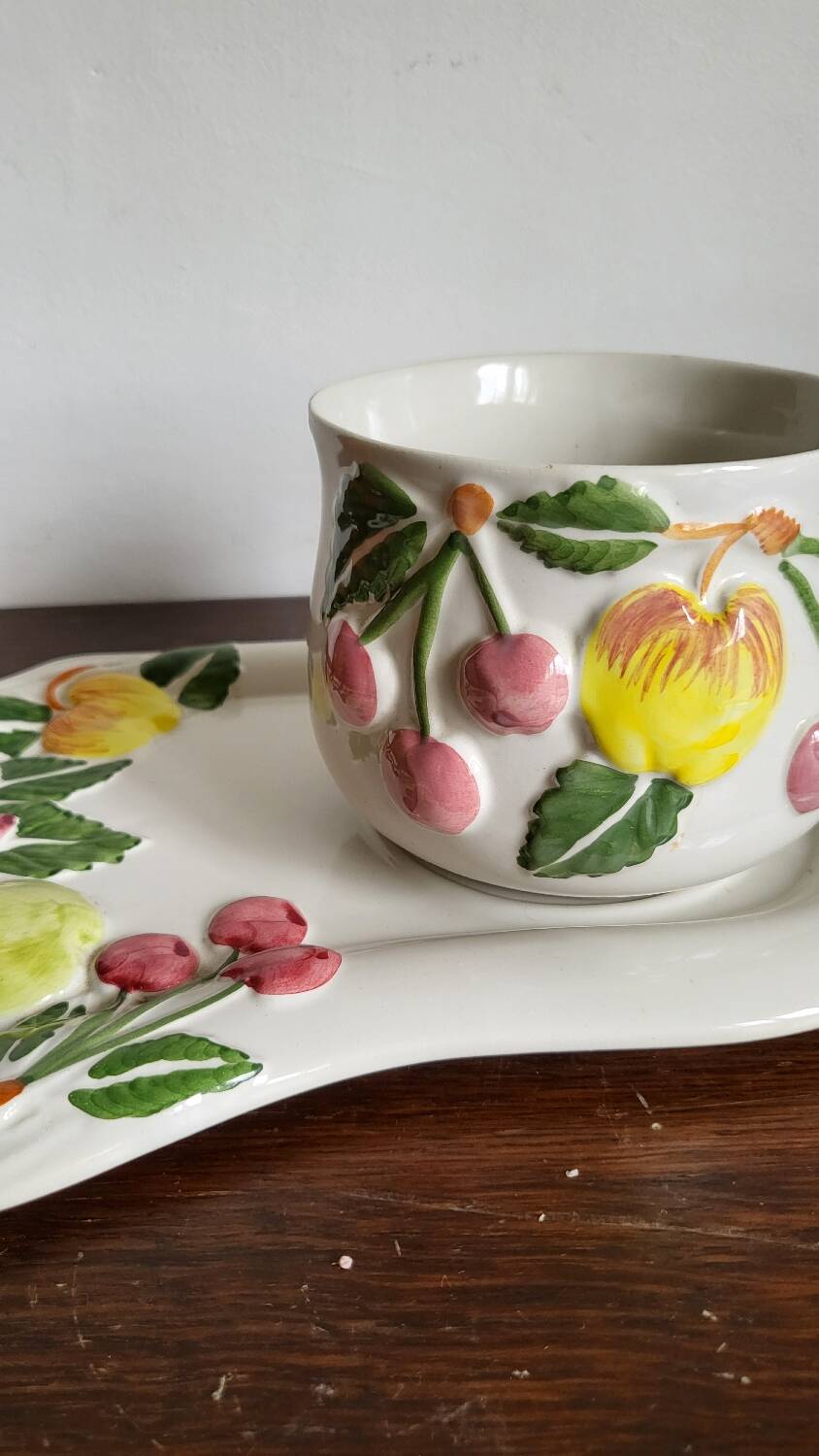 Slush mug and tray set