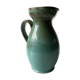 Vintage celadon ceramic pitcher