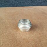 Towel ring silver metal