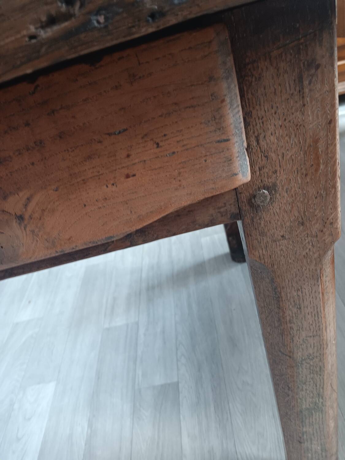 Antique French farmhouse table