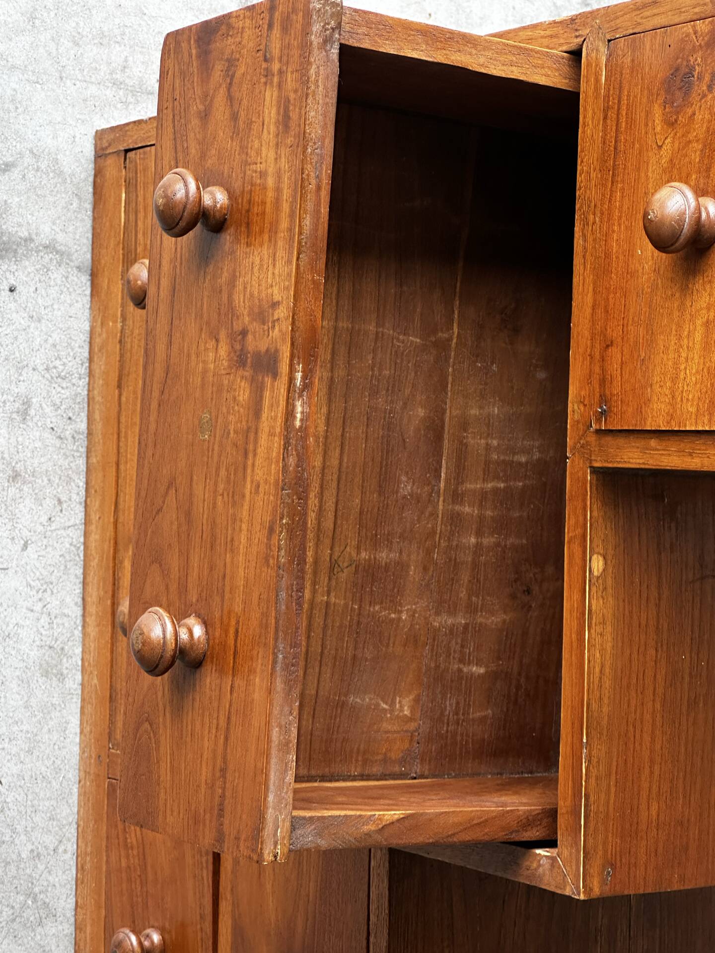 Mid-Century Japanese staircase furniture in solid wood