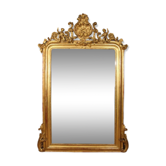 Louis Philippe mirror decorated with Putti