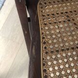 Cane folding chair