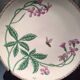 Decorative plate flowers and bee dessert plate