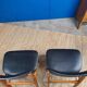 Scandinavian chair circa 1970 black skai