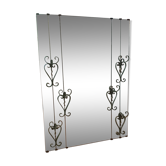 Porte-manteau miroir années 30