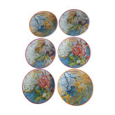 6 plates "cards of Provence" - Fragonard