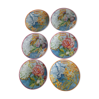 6 plates "cards of Provence" - Fragonard