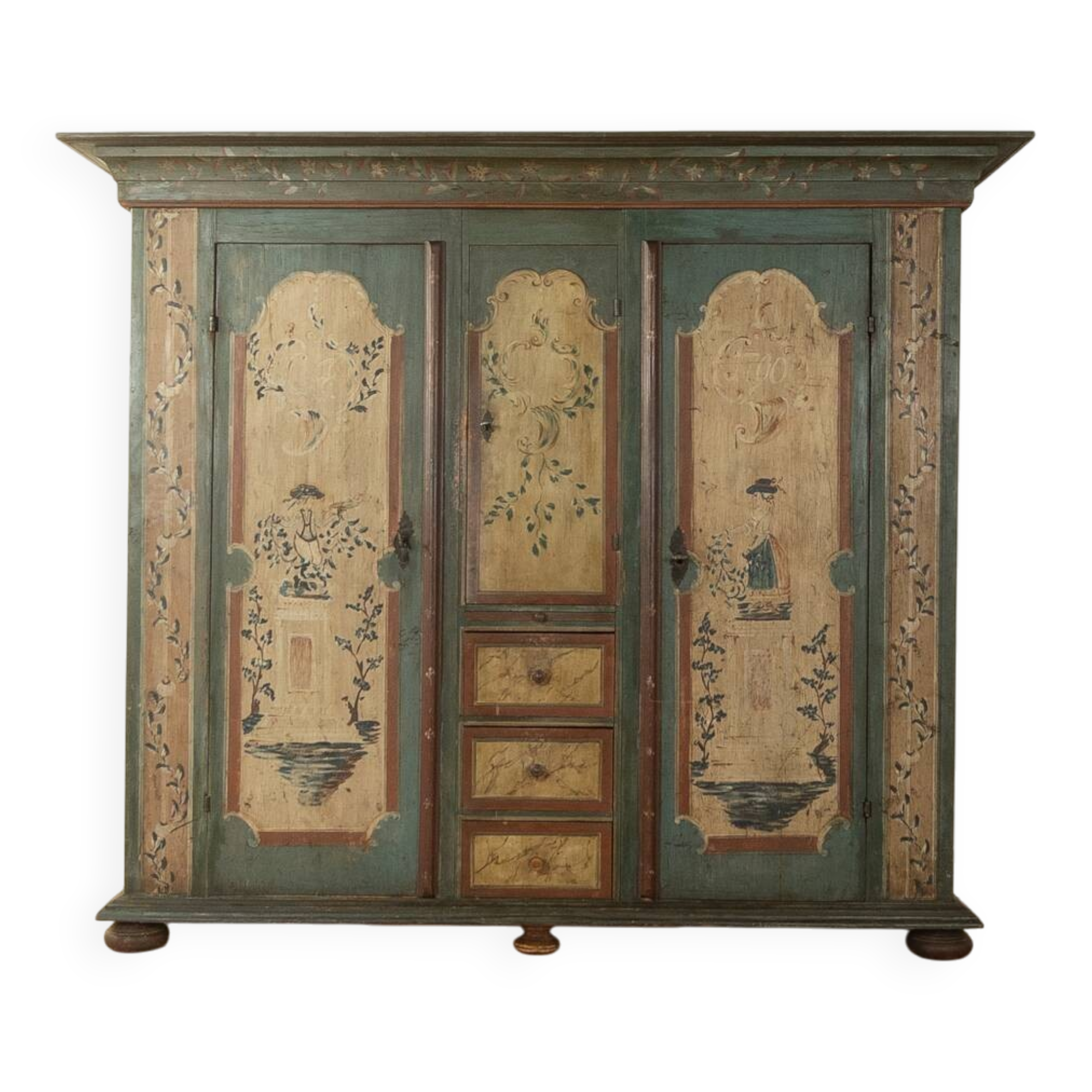 Antique wardrobe from the 19th century