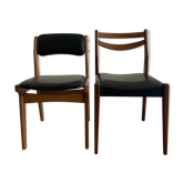 Paire chaises scandinaves