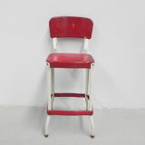 Industrial steel bar stool, stool, Cosco