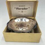 Silver-plated butter dish