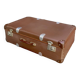 Old fiberglass suitcase