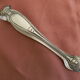 Art deco sugar tongs in silver metal