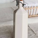 Antique beige glazed ceramic bottle