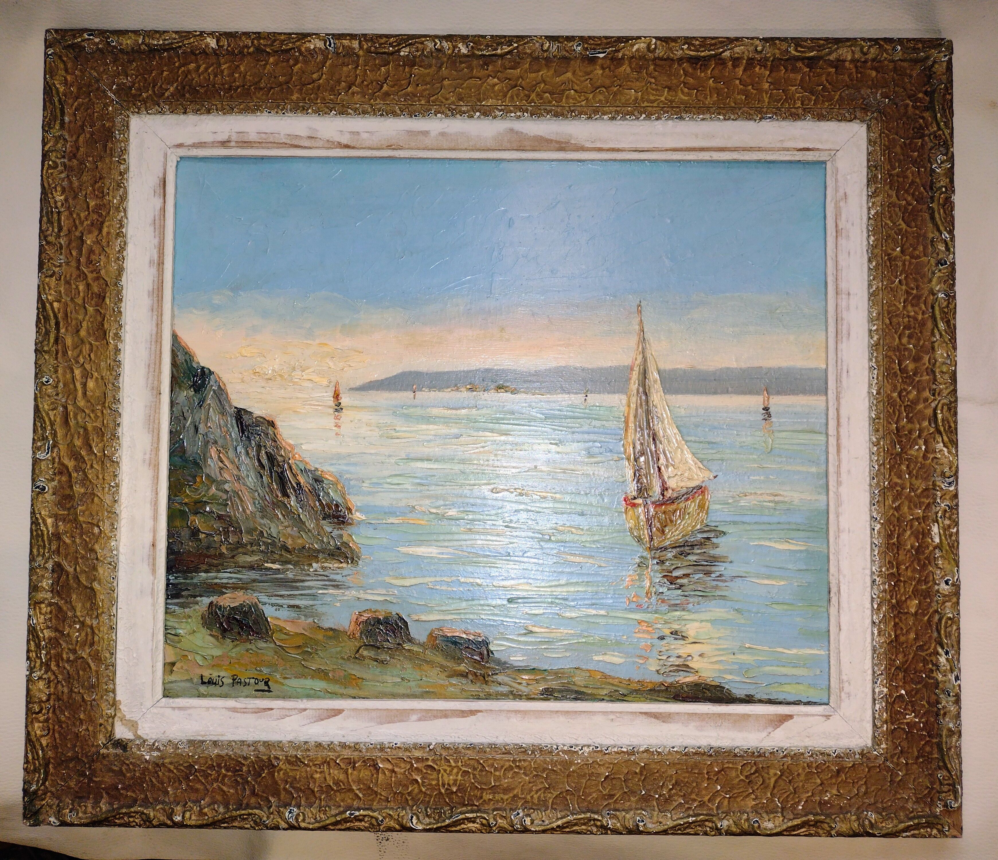 Original Louis Pastour oil painting France