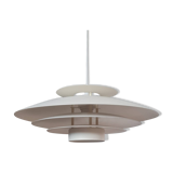 Scandinavian pendant light "Jeka" white 1970